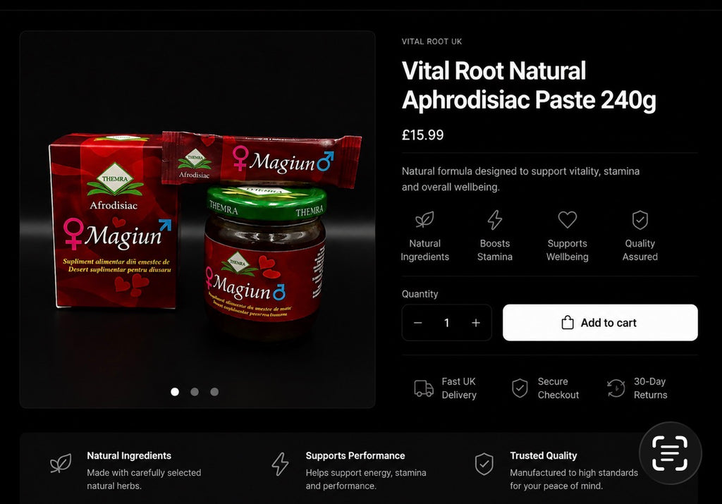 Vital Root Natural Aphrodisiac Paste 240g